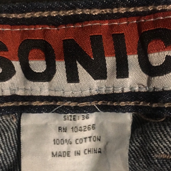 Vintage 90s Sonic mens jeans - Picture 2 of 2